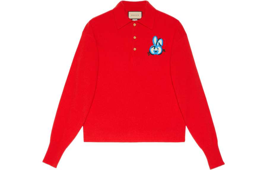 GUCCI SS23 Polo Shirt Men's Red