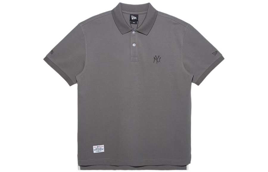 New Era SS23 Polo Shirt Men's Light Gray