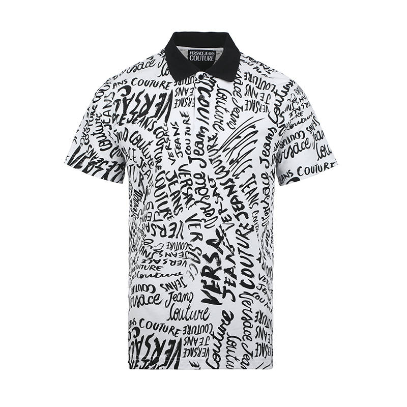 Versace Jeans Couture logo-print polo shirt