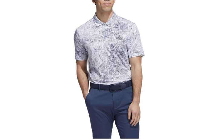Adidas Adidas Polo Shirts Men's Light Purple Moderate Straight Fit