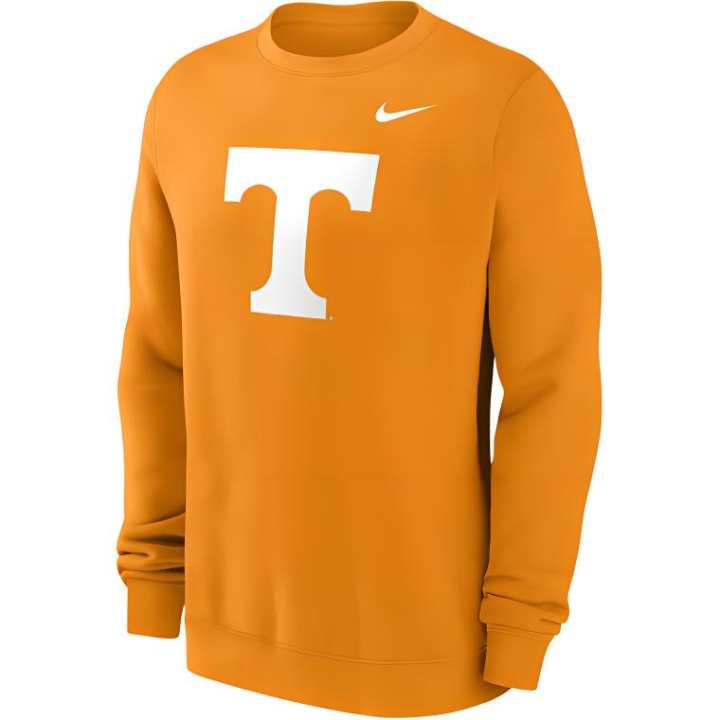 Nike Nike Tennessee Volunteers Primetime Evergreen Logo Men's Nike College Pullover Crew