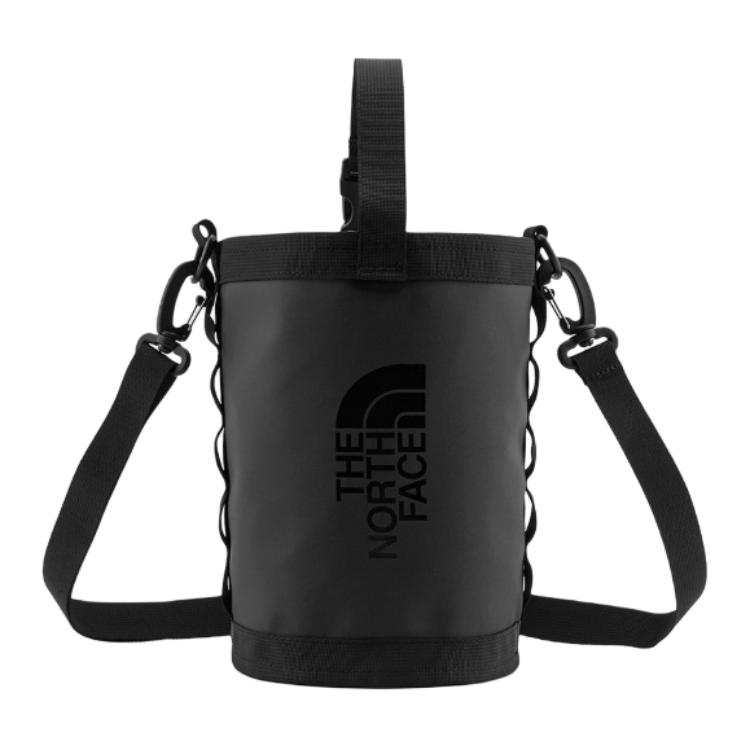 THE NORTH FACE 6.2L Bucket Bag, Shoulder Bag, Crossbody Bag, Handbag, Outdoor Bag Fabric Black Unisex
