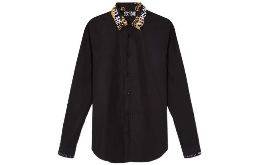 VERSACE JEANS COUTURE Shirt Men's Black