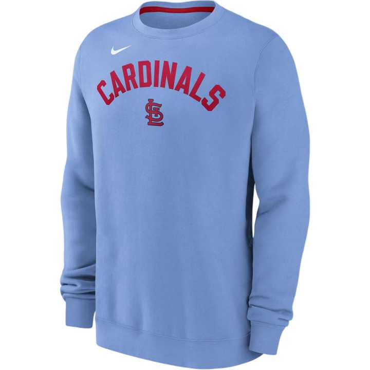 Nike Nike St. Louis Cardinals Classic Sweatshirt Men's Light Blue