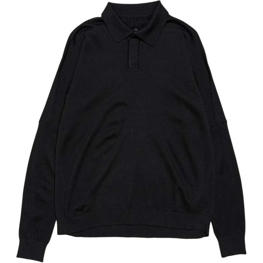 Nike Nike Polo Shirts Men's Black Polo Collar Moderate Straight Fit