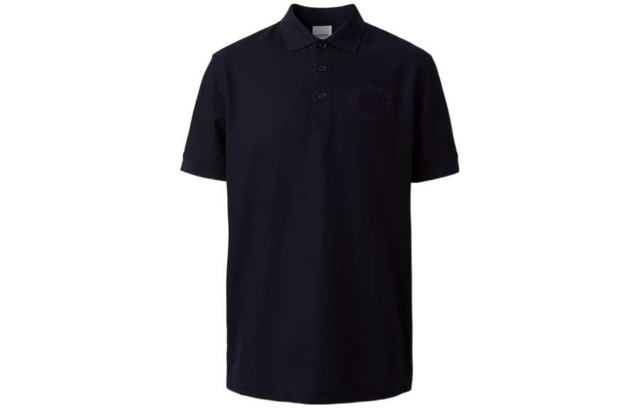 Burberry Logo embroidered Cotton Polo Shirt