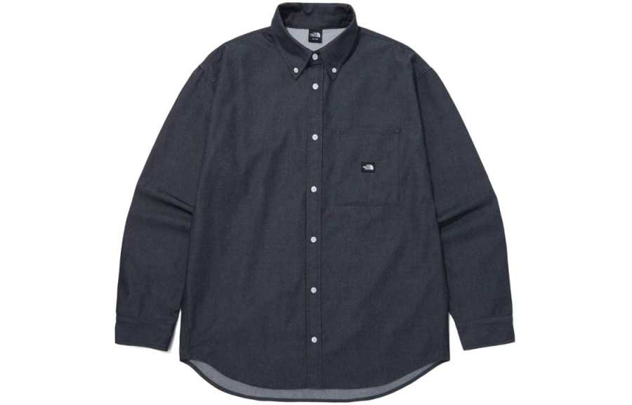 THE NORTH FACE TRAVELER DENIM SHIRTS Shirt Unisex Denim Blue