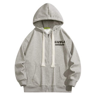 Gwola Sweatshirts Unisex Hooded Thickened Cardigan