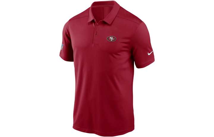 Nike Nike Dri FIT Sideline Victory NFL San Francisco 49ers Polo Shirt Men's Red
