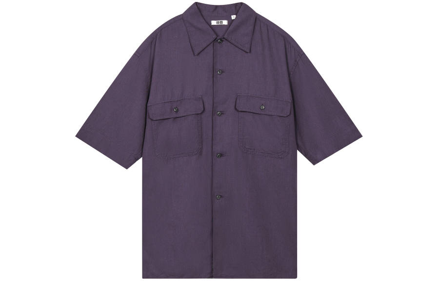 UNIQLO U Collection SS23 Shirt Unisex Dark Purple