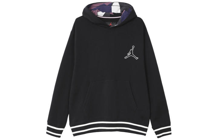 Jordan Jordan Flight MVP Sweatshirts Men's Black Hooded Moderate Regular