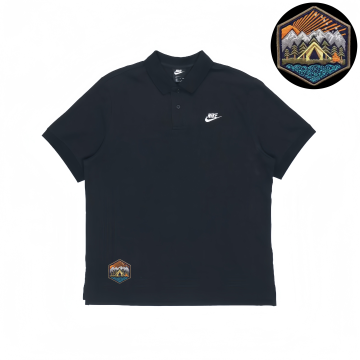 Nike Nike Polo Shirts Unisex Black Polo Collar Moderate