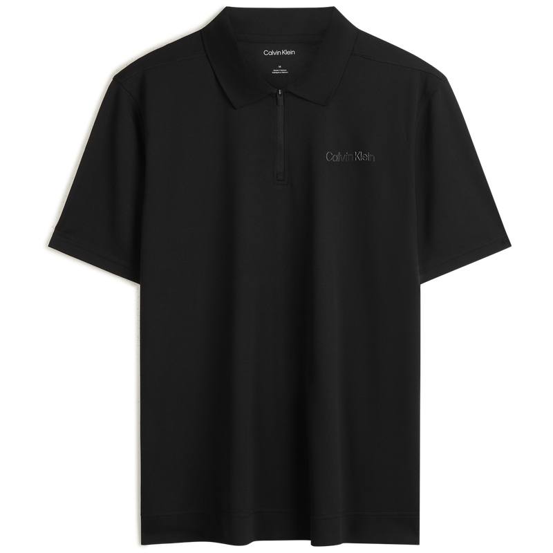 CALVIN KLEIN SS25 Polo Shirt Men's Space Black