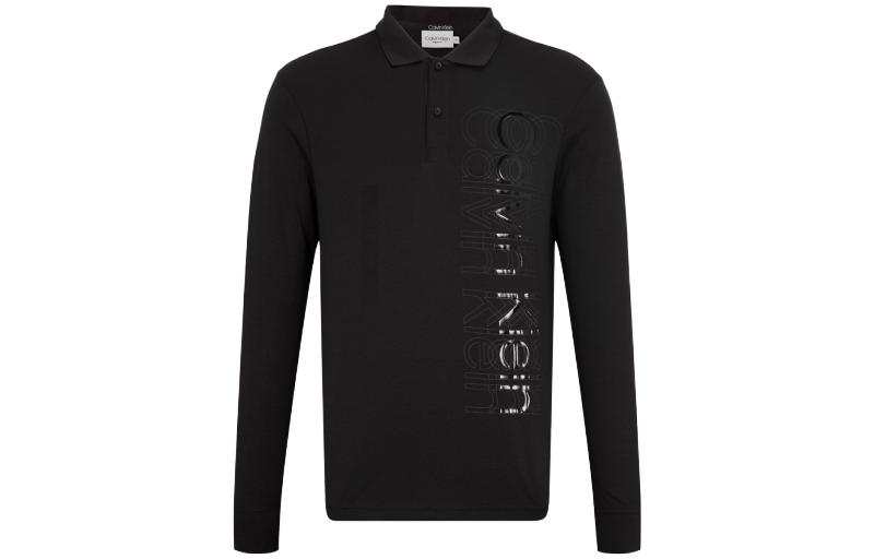 CALVIN KLEIN Polo Shirt Men's Black