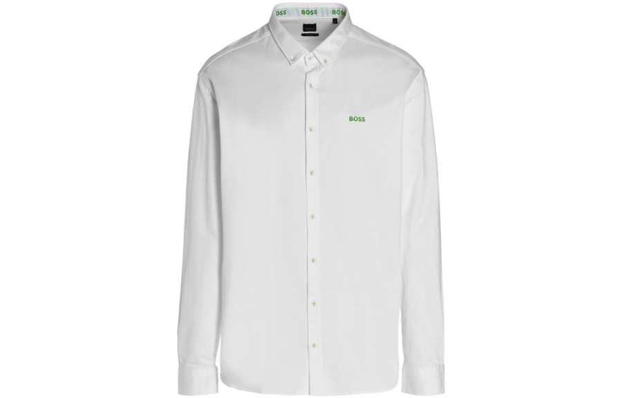 HUGO BOSS Long Sleeved Shirt Men's White