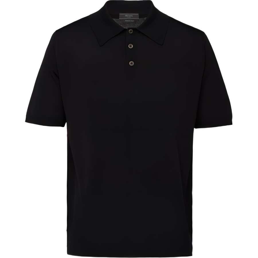 PRADA PRADA SS22 Polo Shirt Men's Black