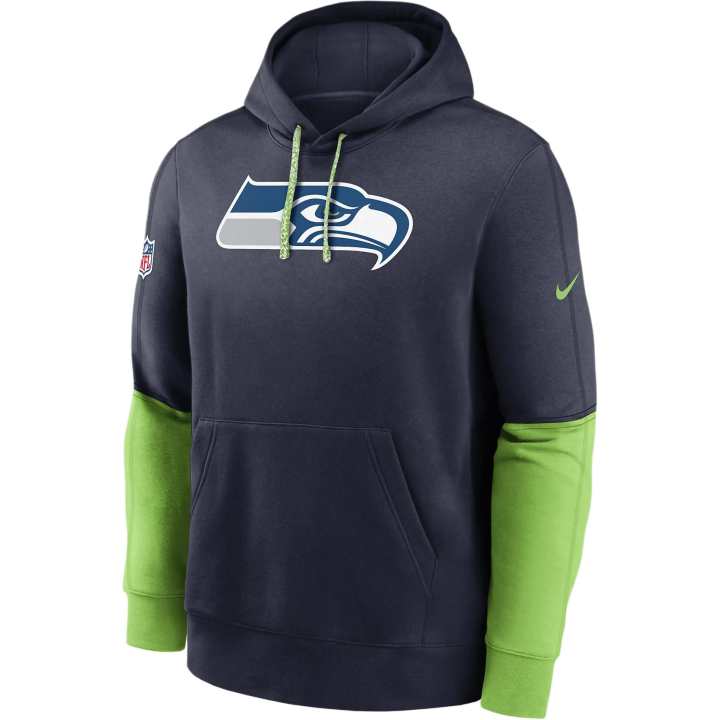 Nike Nike Seattle Seahawks Sideline Team Issue Club Men's Nike Nfl Pullover Hoodie