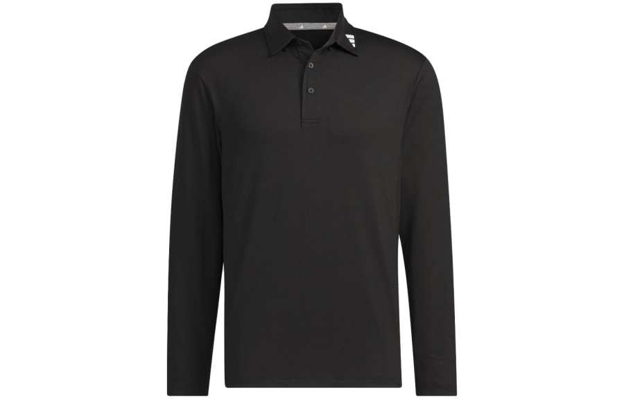 Adidas Adidas Polo Shirts Men's Black Moderate Straight Fit