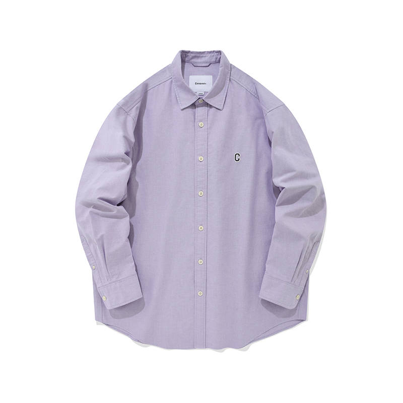 COVERNAT Shirts Unisex Purple Polo Collar Moderate Other