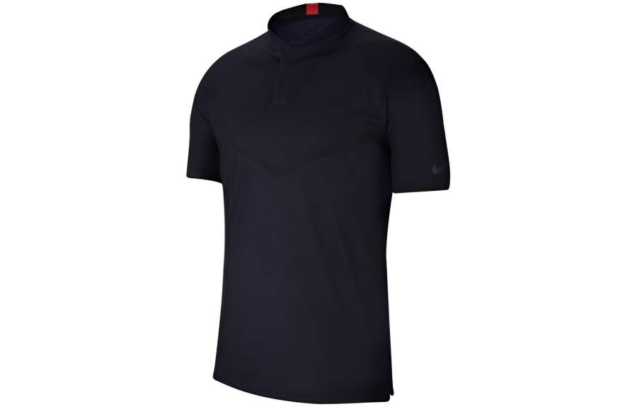 Nike Nike Polo Shirts Men's Dark Blue Stand Collar Moderate Straight Fit