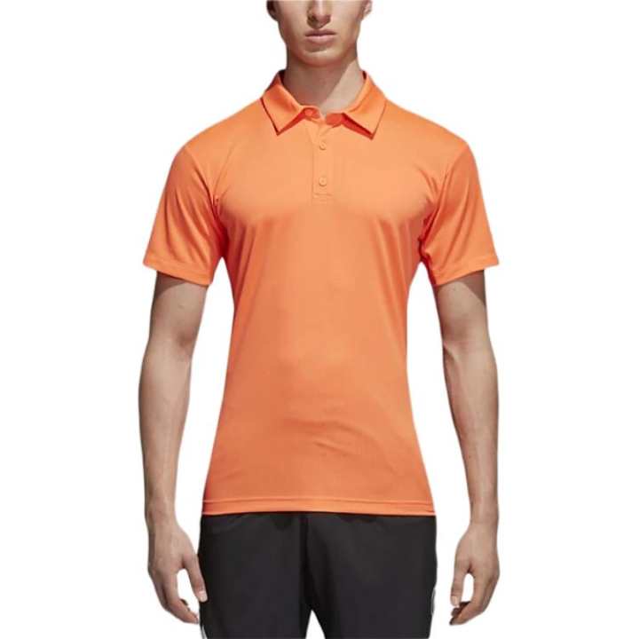 Adidas Adidas Polo Shirts Men's Orange Polo Collar Moderate