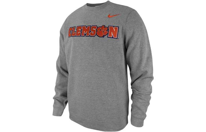 Nike Nike Sweatshirts Men's Gray Crew Neck Moderate Regular