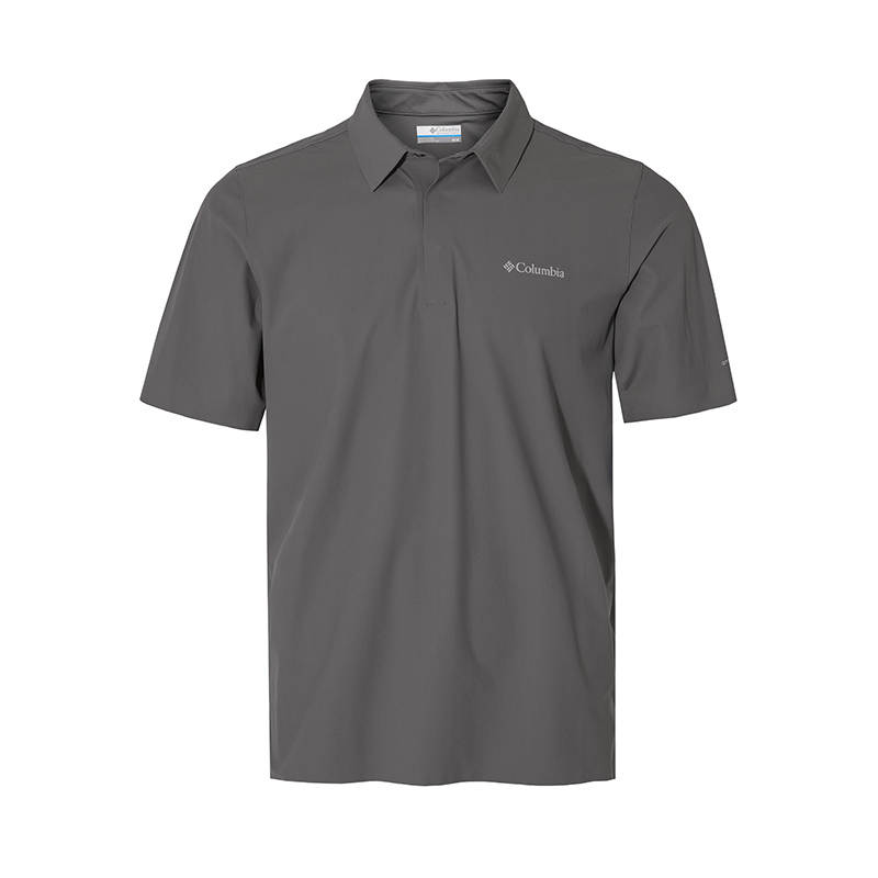 Columbia Polo Shirts Men's Gray 023 Lapel Moderate