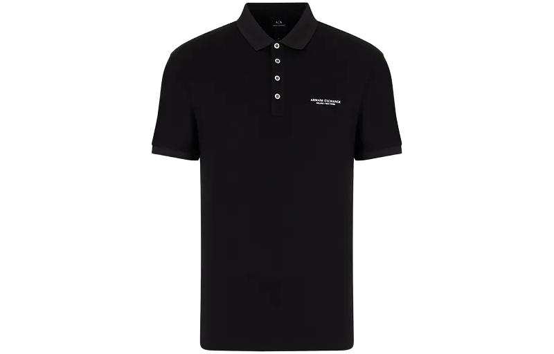ARMANI EXCHANGE ARMANI EXCHANGEAE SS22 Polo Shirt Men's Black