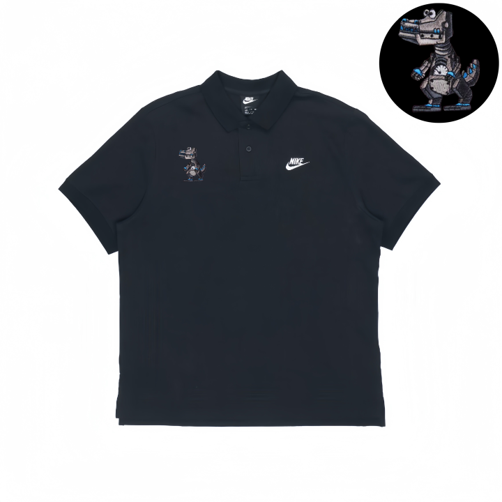 Nike Nike Polo Shirts Unisex Black Polo Collar Moderate