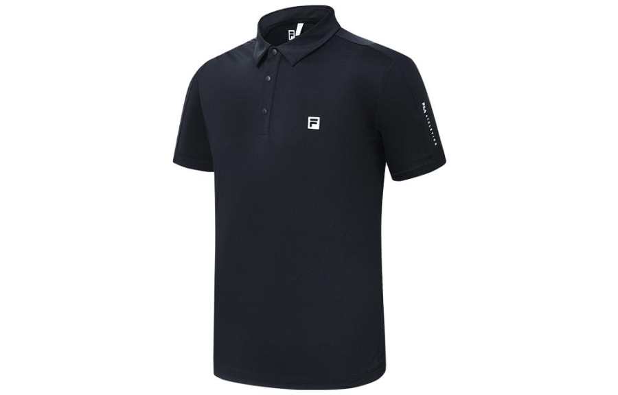 FILA Fitness Polo Shirt Men's Pitch Black