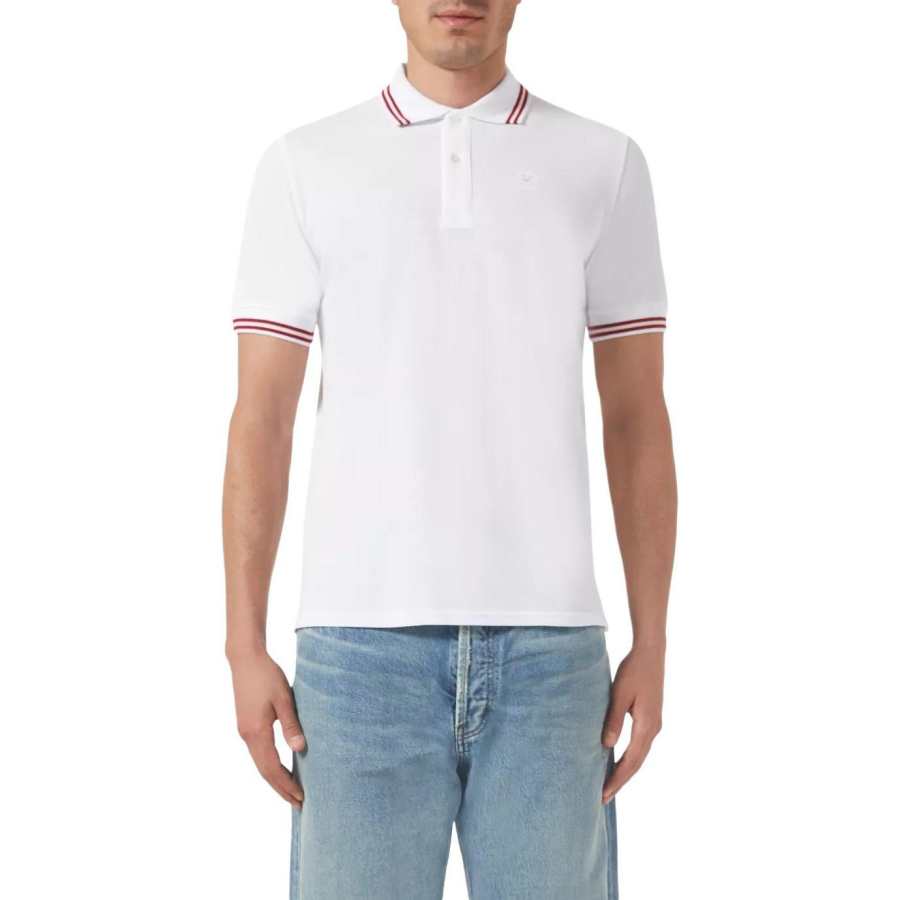 BALLY BALLY SS24 Polo Shirt Men's White