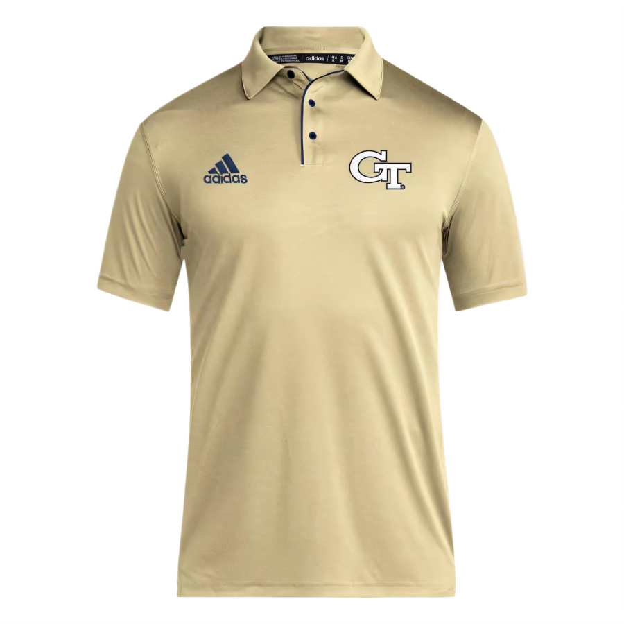 Adidas Adidas Free Shipping With AdiClub Georgia Tech Coached Polo