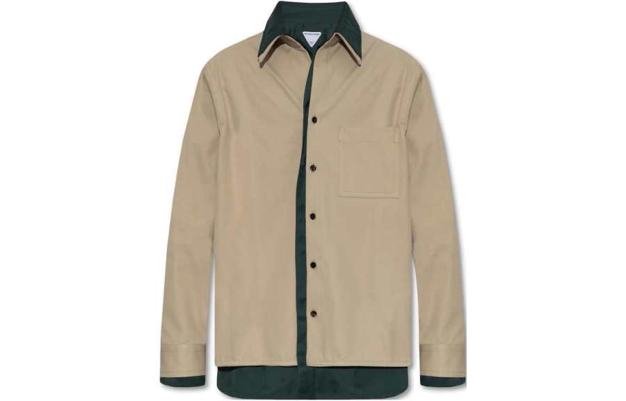 Bottega Veneta Relaxed Fit Twill Double Shirt