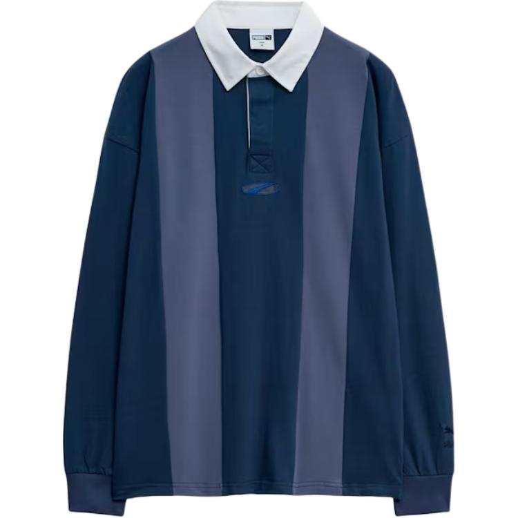 PUMA Polo Shirt Men's Marine Blue