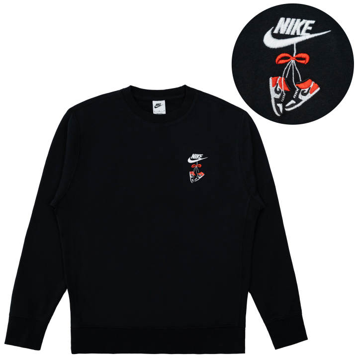 Nike Nike Sweatshirts Unisex Black Crew Neck Moderate Regular