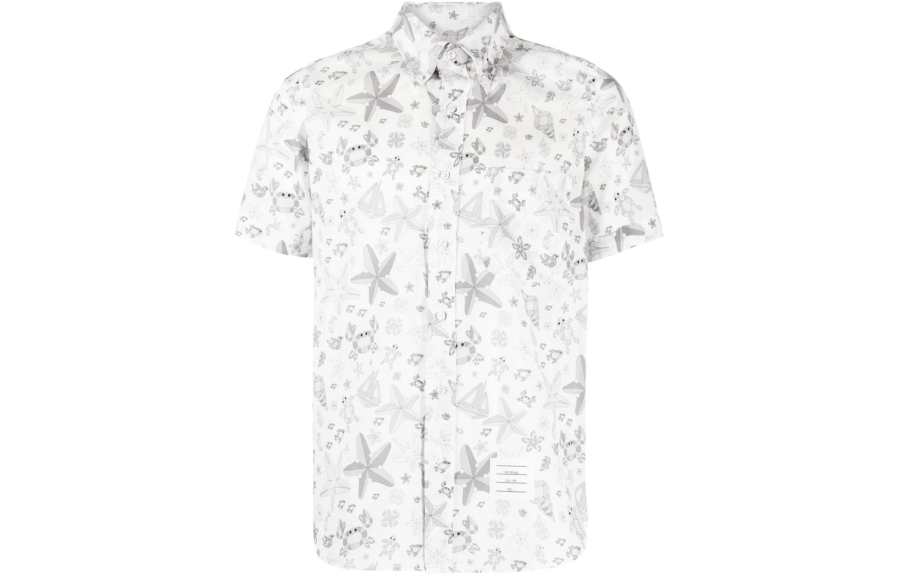 THOM BROWNE THOM BROWNE Printed Cotton Shirt