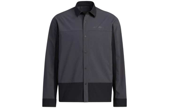 Adidas Adidas Shirts Unisex Black Lapel Moderate Shirt