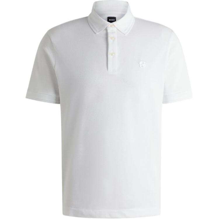 Hugo Boss Double B monogram piqué polo shirt