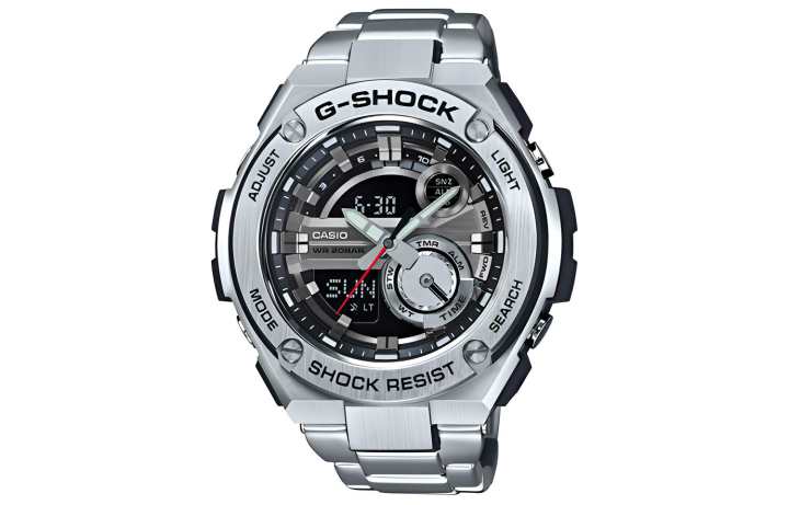 CASIO CASIO Men G-STEEL Series Black Watch GST-210D-1A