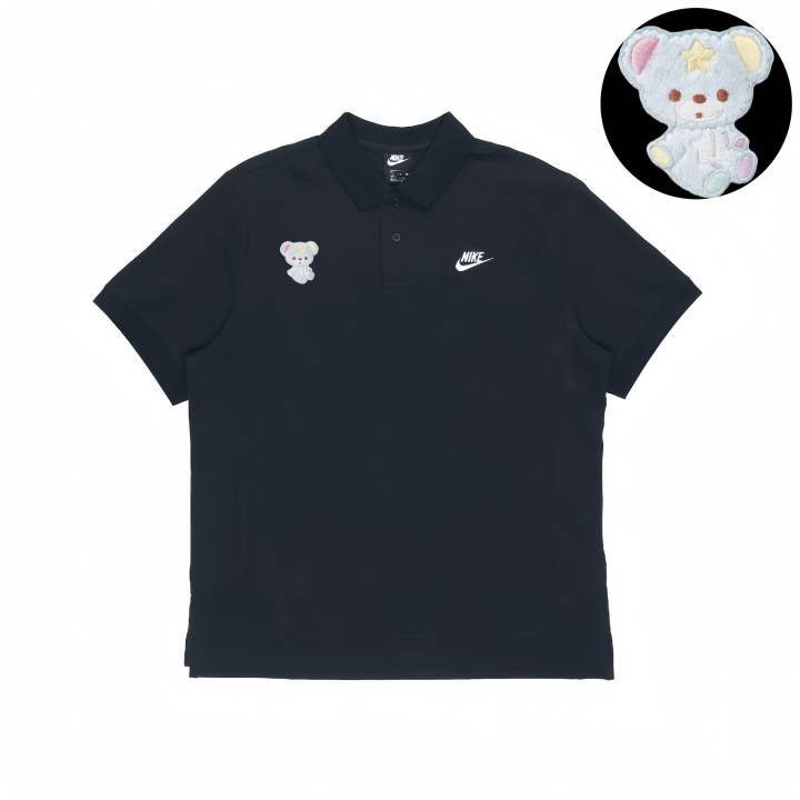 Nike Nike Polo Shirts Unisex Black Polo Collar Moderate