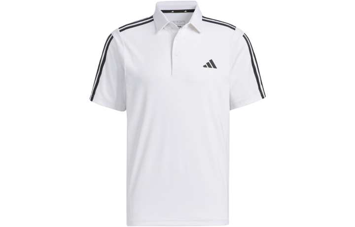 Adidas Adidas Polo Shirts Men's White Polo Collar Moderate Straight Fit