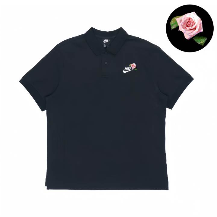 Nike Nike Polo Shirts Unisex Black Polo Collar Moderate