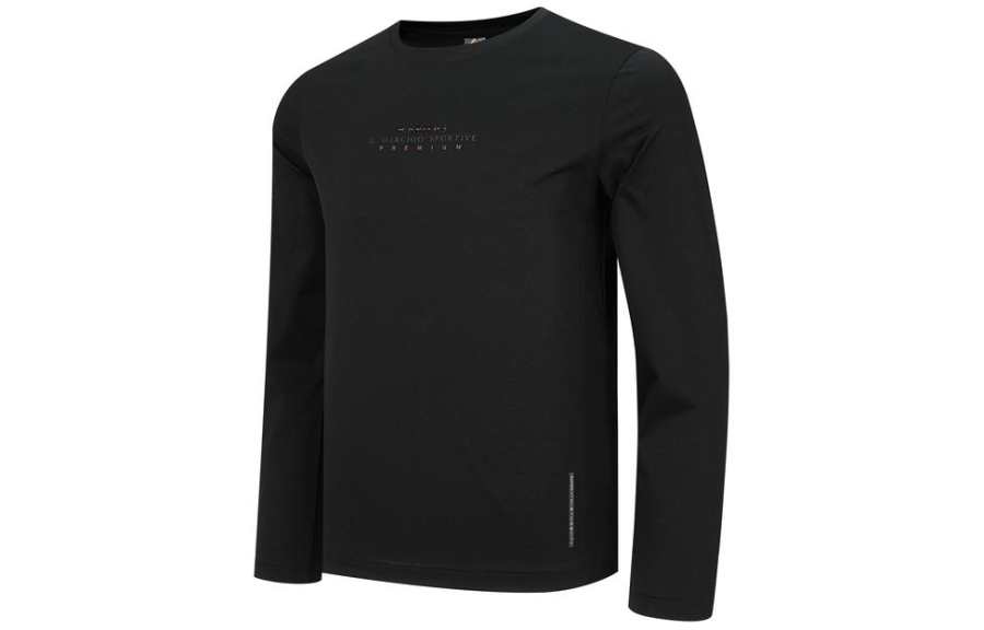 RAPIDO RAPIDO Sweatshirts Men's Black Crew Neck Moderate Regular