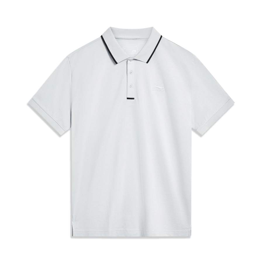 Li-Ning Li Ning Sports Trendy Collection Polo Shirt Men's Stone Gray