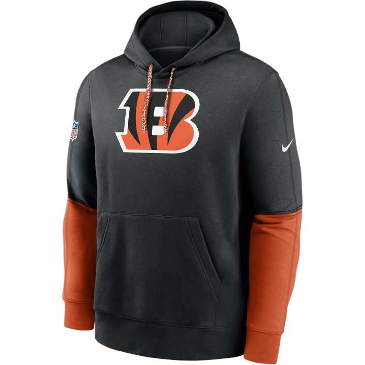 Nike Nike Cincinnati Bengals Sideline Team Issue Club Men's Nike Nfl Pullover Hoodie