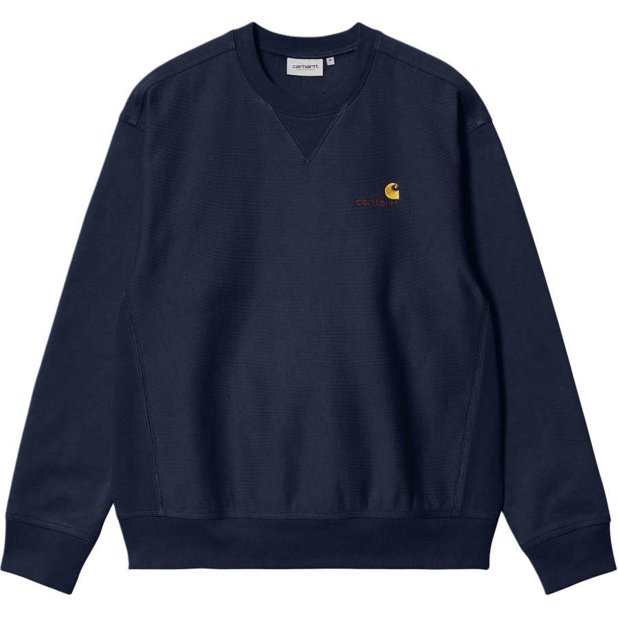 Carhartt WIP SS24 American Script Sweat Sweatshirt Unisex Air Force Blue