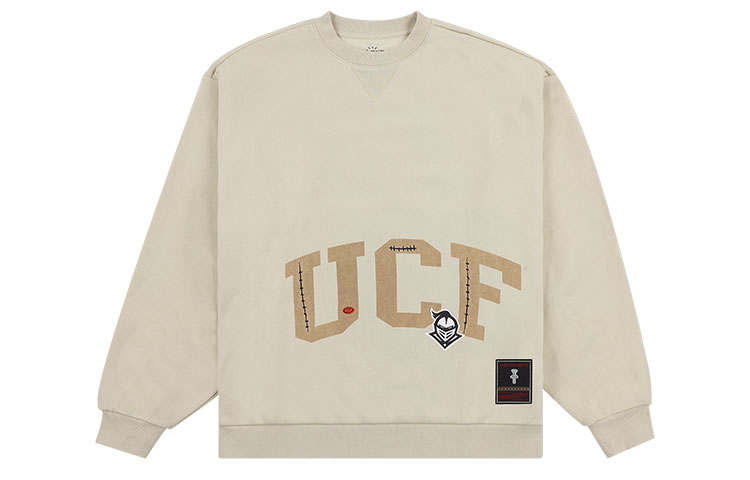 Travis Scott x Mitchell Ness Collaboration SS24 UCF LOGO Sweatshirt Unisex Umber