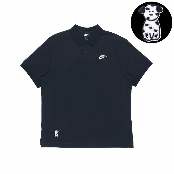 Nike Nike Polo Shirts Unisex Black Lapel Moderate