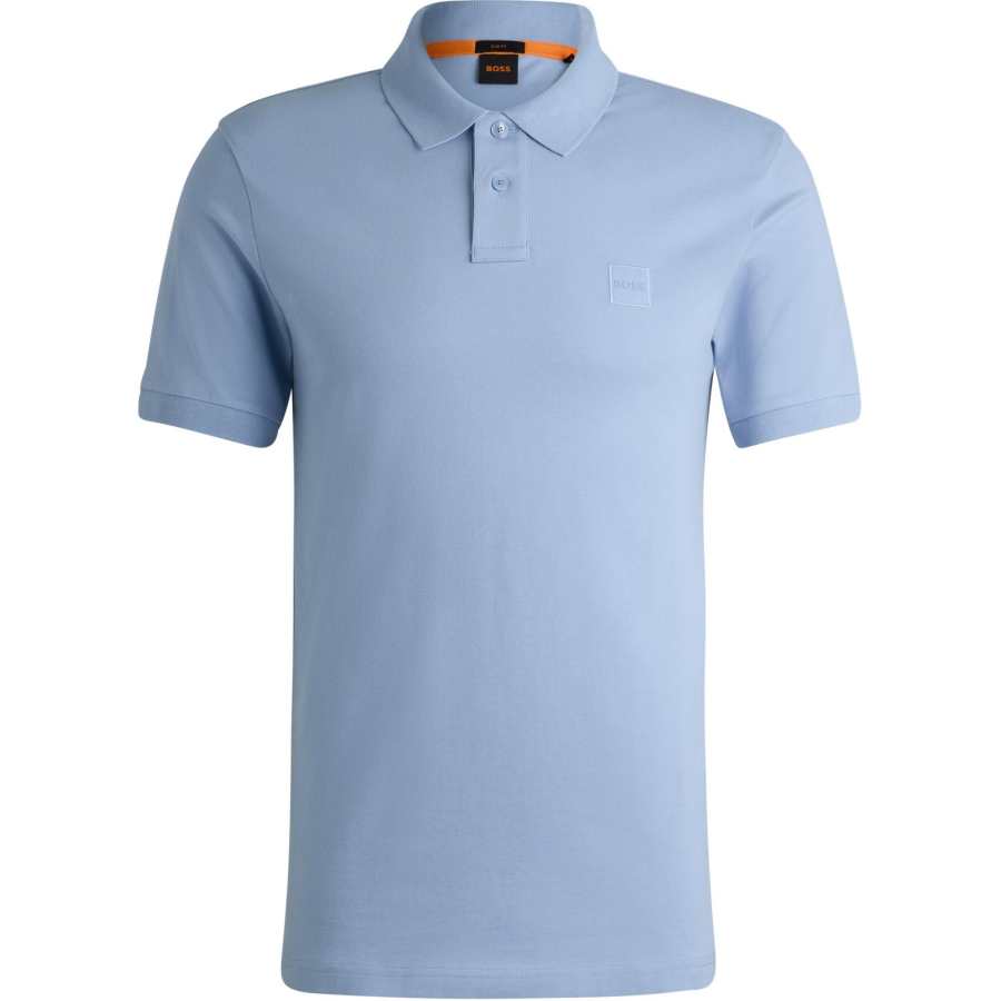 HUGO BOSS FW24 Polo Shirt Men's Light Blue