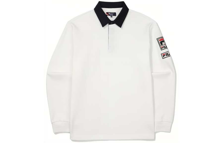 FILA Polo Shirts Unisex White Moderate Other